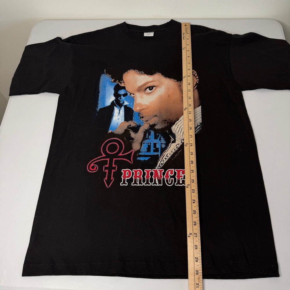 Vintage 2004 Musicology Tour Prince T-Shirt Black Excellent Mens Large - Picture 7 of 7
